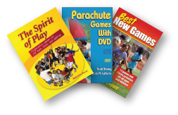 Group Games, Cooperative Play and Parachute Games Books